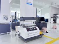 Presse de compression hydraulique manuelle pour le moulage et la vulcanisation de silicone, PTFE, TPE 30T, certifiée CE pour laboratoire