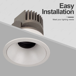 Spot anti-éblouissement moderne commercial Cob Downlight intégré salon sans lumière principale Led <span class=keywords><strong>plafond</strong></span> vers le bas - Product Image 4