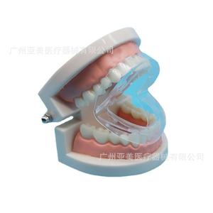 Protège-dents transparent double couche unisexe pour adultes, dispositif de prévention du grincement des dents et du grincement de la langue pendant la nuit - Product Image 1