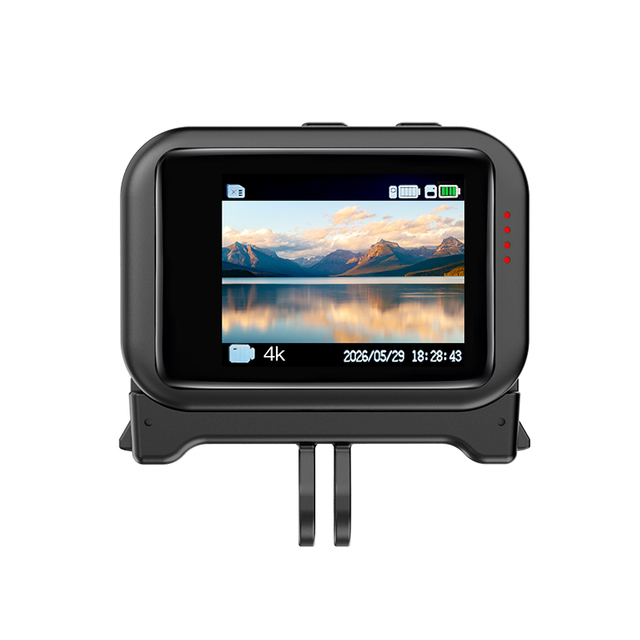 Hot-sale Led-Screen 2.0 Inch Waterproof Vlog Camera Support Wifi FlowState Stabilization 4k Action Camera for Bicycle Traveling