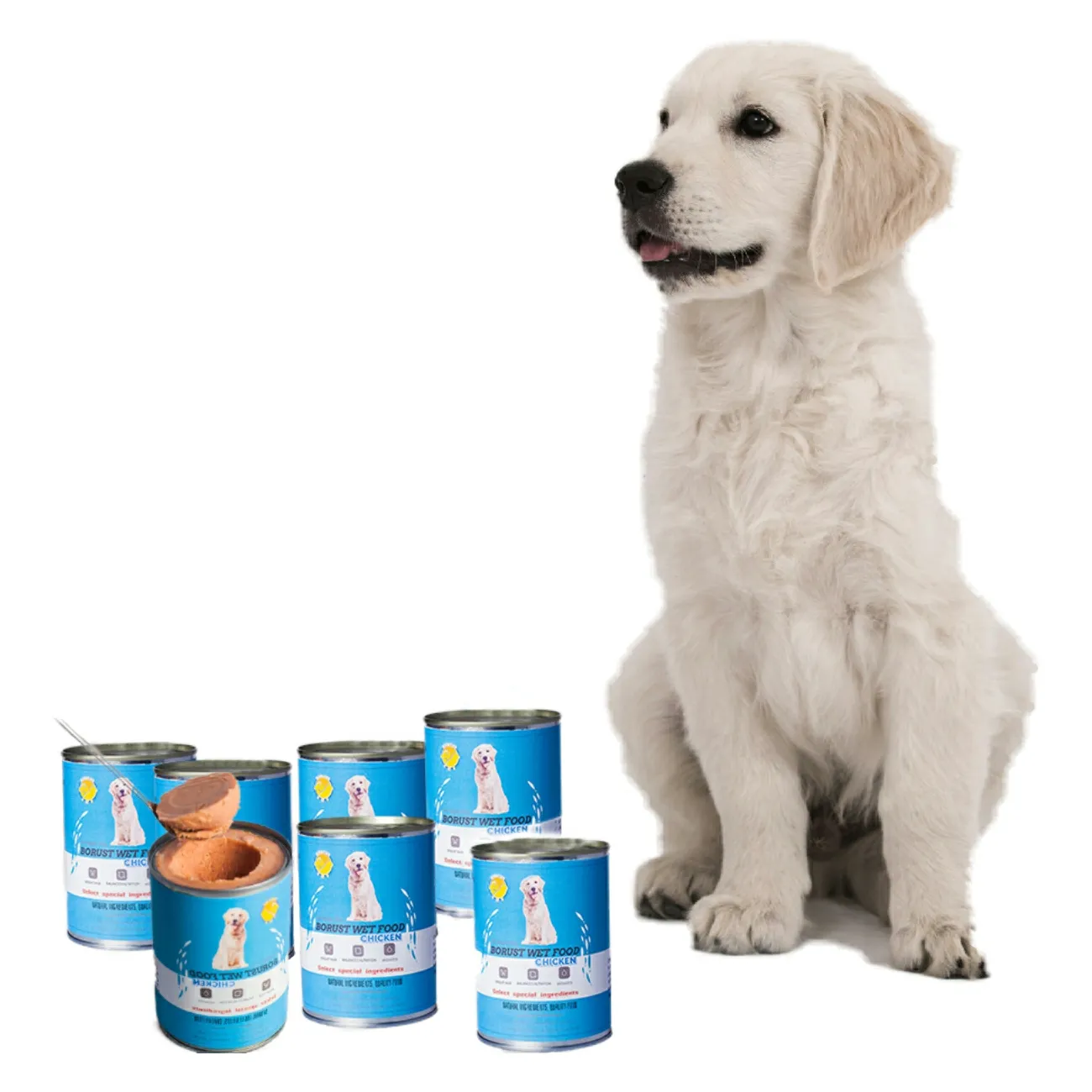 Vendita diretta in fabbrica diamante cibo per cani grossisti vari stili carne cibo per cani alta nutrizione cibo per cani natura reale