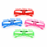 Neujahrs-LED-Quadrat-Kaltlichtbrille Party-Accessoires Sicherheit Anpassbare Farben Lange Akkulaufzeit Fabrikpreis Bestseller