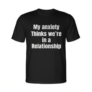 Mi Ansiedad Piensa Que Estamos En Relación Camiseta de Manga Larga Conciencia sobre la Salud Mental - Product Image 1