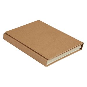 PROMOTIONAL GIVEAWAYS GIFTS PERSONALIZED LOGO ECO FRIENDLY RECYCLED PAPER STATIONERY SET NOTEBOOK W/PEN <b>STICKY</b> <b>NOTES</b> 4 COLOR - Product Image 4