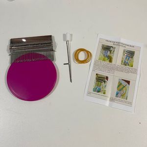 Mini <span class=keywords><strong>métier</strong></span> <span class=keywords><strong>à</strong></span> <span class=keywords><strong>tisser</strong></span> artisanal pour le tricot et la couture - Product Image 6