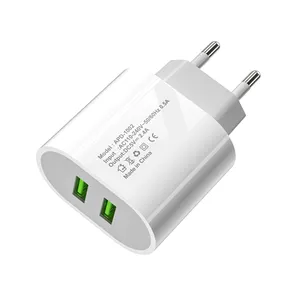 APD-1002 2 USB Hot Sale 5W 10W Factory wholesale 25w Fast Mobile Phone Charger Wall Charger for samsung Galaxy Note 10 charging