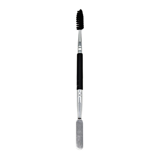 Lilywild Custom Logo Eye Lash Brow Lamination Double Sided Spoolie Metal Eyebrow Wax Gel Brush Dual-Ended Brow Lift Applicator