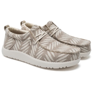 Sepatu pantofel wanita, alas kaki kanvas cetakan <span class=keywords><strong>Cheetah</strong></span> sapi nyaman Low Top kasual Mode grosir - Product Image 5