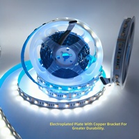 Lampu Strip LED RGB 5050 Pintar dengan Konektivitas USB, Material PCB, Rating IP20, 12V, 5mm/8mm/10mm/12mm, Dapat Diredupkan, Kontrol Remote & Aplikasi