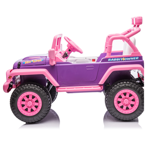 Auto Elettrica per Bambini 12V 2025 - Veicolo Cavalcabile a 4 Ruote con Batteria Grande e 2 Posti Esclusivo per Bambine - Product Image 3