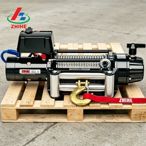 Cabrestante Eléctrico de Alta Resistencia 12V/24V <span class=keywords><strong>con</strong></span> Cable Sintético para 4x4, 12000lbs-13500lbs - Product Image 2