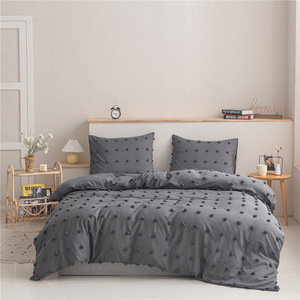 Ensemble de housse de <span class=keywords><strong>couette</strong></span> en jacquard capitonnée avec fermeture éclair - Product Image 3