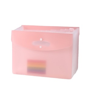 Thư mục accordion có thể mở rộng màu rắn: vật liệu PP, tay cầm mang nhiều lớp A4, tổ chức tập tin - Product Image 4