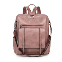Nouveauté Sac à dos de luxe imperméable en cuir PU pour femmes et jeunes filles, idéal pour l'école, le collège et les voyages en extérieur, OEM ODM