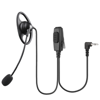 Earphone Musik Berkabel In-Ear dengan Antarmuka 3.5mm Portabel, Peredam Kebisingan, Mikrofon Terintegrasi untuk Keamanan Tersembunyi