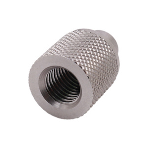 Parti di produzione <span class=keywords><strong>cnc</strong></span> OEM acciaio inossidabile personalizzato zinco placcato M4 M5 filo interno dado zigrinato per motori automobilistici - Product Image 3