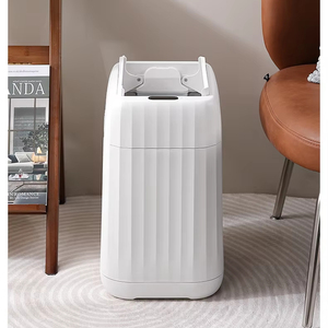 Tùy Chỉnh 15L 5 Gallon ABS Xách Tay Nhà Bếp Thông Minh Thùng Rác Thép Không Gỉ Chất Thải Bin Với Nắp Cảm Biến Tái Chế Thùng Rác Để Lưu Trữ - Product Image 3