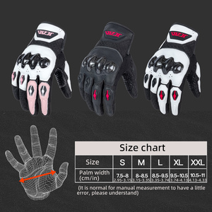 Gants de cyclisme en fibre de carbone pour autoroute, rose, pour femmes et hommes; gants de <span class=keywords><strong>moto</strong></span> en cuir homologués; gants de vélo à deux doigts tactiles - Product Image 4