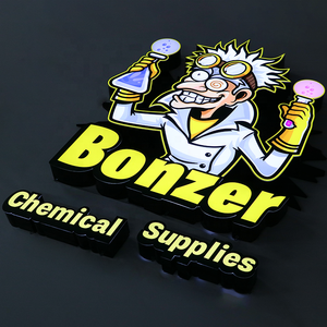 Letrero Acrílico <span class=keywords><strong>de</strong></span> Pared EZD, Caja <span class=keywords><strong>de</strong></span> Luz LED, Letrero con Logotipo <span class=keywords><strong>de</strong></span> Letras 3D, Caja <span class=keywords><strong>de</strong></span> Luz LED, Letreros Electrónicos - Product Image 1