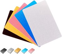Plaque signalétique 85*54mm pour marquage laser, plaque signalétique en aluminium, logo personnalisé, gravure laser couleur, sérigraphie