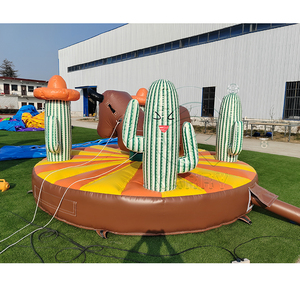 Divertido Juego de Toro Mecánico con Temática de <span class=keywords><strong>Cactus</strong></span> y Base Inflable para Fiestas de Rodeo y Eventos de Carnaval - Product Image 3