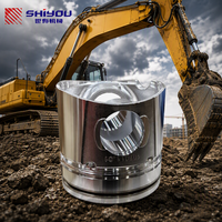 SHIYOU 6754-31-2110 4934860 4955160 Piston de moteur avec axe 40x90 pour 6D107 QSB6.7 PC200-8 Pièces de rechange pour excavatrice