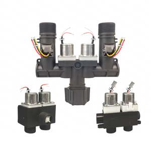 Válvula Solenoide de Plástico Bistable de Tres Vías Goldenland DC 3V 6V 9V 12V 24V, 1 Entrada y <span class=keywords><strong>2</strong></span> Salidas - Product Image 1