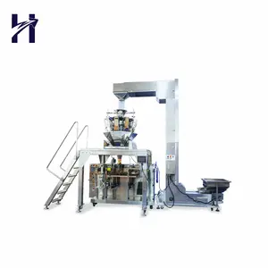Automatic Bubble Gum Sweets Gummy Bear Candy Potato Chips Pouch Premade Bag Packing Machine Sealing Machines 540 0.04-0.08mm