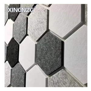 Grand tableau hexagonal en feutre 29x30cm, <span class=keywords><strong>isolation</strong></span> acoustique, design moderne pour salle de sport, maison, bureau, école, hôpital, tableau mémo décoratif - Product Image 2