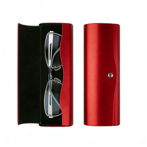 Factory Custom Metal Portable Eyeglass Case for <b>Glasses</b> Scratch & Crush Protection - Product Image 3