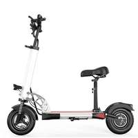 Scooter électrique pour adultes 10 pouces moteur à deux roues pliant