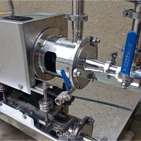 Machine à homogénéiser et à émulsionner à grande vitesse en acier inoxydable avec moteur pour le lait/les liquides/les poudres, capacité personnalisable
