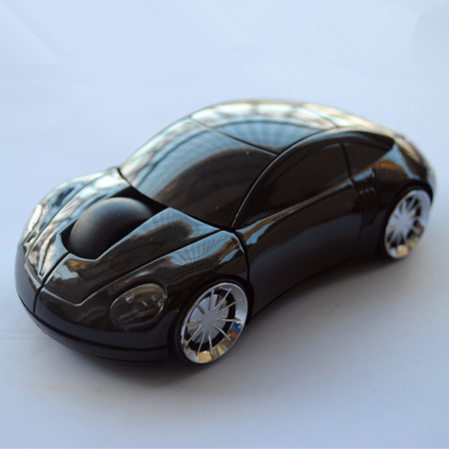 Cool 3D Mini Car Shape Computer Kids Girls Optical AAA Battery 1200DPI LED Nano USB 2.4GHz Wireless Mouse Right Stock