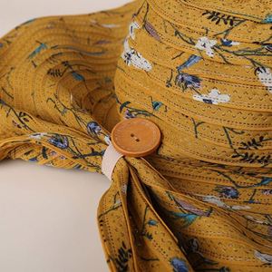 Nouvelle Arrivée 2025 – Chapeau de Soleil Souple à Imprimé Floral pour Femme et Fille, Style Décontracté, Idéal Voyage et Plage, Tendance, à Large Bord, Pliable, Visière Pare-Soleil - Product Image 3