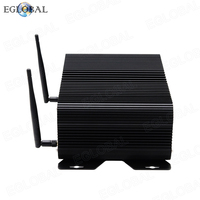 Computadora Industrial Integrada Sin Ventilador EGLOBAL, Intel Core I5-10210U, 2*DDR4, SSD MSATA, Win10, VGA HD, 2*RJ45 LAN, 6*USB, Mini PC Linux
