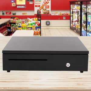 Cinque Grid bianco ABS scatola di banconote con serratura conteggio automatico di smistamento per le aziende chiave cassa cassa piccolo gestione di cassa - Product Image 5