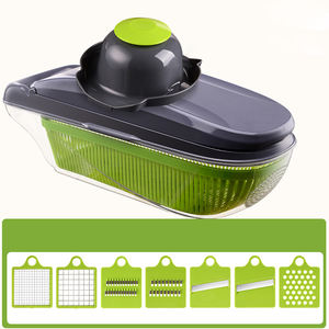 Cortador de Verduras y Frutas Multifuncional C171 al por Mayor, Rallador, Triturador, Accesorios de Cocina, Cesta de Drenaje, Mandolina - Product Image 3