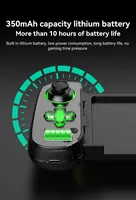 Control de Juego Inalámbrico D7 BT5.2 Extensible con Seis Ejes y Sensor de Movimiento para PS4, PS3, Switch, PC, Android e iOS