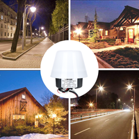 Interrupteur photoélectrique thermique électronique extérieur non intelligent CNRIYA IP54/IP44 220V 30-120S à temporisation jour/nuit pour éclairage public LED PP/PC