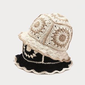 Sombrero de Ganchillo de Hilo de Algodón Japonés en Oferta, Sombrero de Pescador Moderno para Mujer, Moda de Otoño y Verano, Venta al por Mayor - Product Image 1