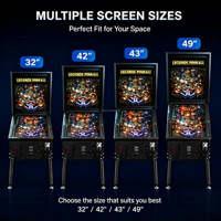 Игровой автомат SQarcade 43 дюйма, 4K, 4 экрана, 1800 игр, Windows 10, GTX1660TI, 16 ГБ ОЗУ, 480 ГБ SSD, английский язык