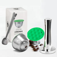 Kapsul Kopi Reusable Stainless Steel Isi Ulang Kompatibel Dolce Gusto K Cup Kapsul Logam Mesin Kopi