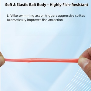 Appât souple d'anguille de qualité supérieure leurre réaliste évier lent ver artificiel pour la pêche à la traîne basse morue doré pêche en eau douce en eau salée - Product Image 3