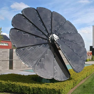 Zixi Custom Large-Scale Outdoor Monocrystalline Silicon Charging Park <b>Square</b> LED Landscape Lights 2kw 220V Ground Mounting Zixi- - Product Image 6