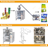 Machine de remplissage et d'emballage automatique, 10 ml, pour poudre de détergent, farine, 100g, 500g, 1kg, 2kg, 5kg