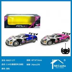 Mi Casita Rc Auto da Corsa 1:14 5 Canali Telecomando per Interni ed Esterni Pronta all'Uso per Bambini da 8 a 13 Anni - Product Image 1