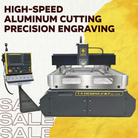 Machine de fraisage CNC en métal ATC avec système de circulation d'eau pour le fraisage de plaques, le fraisage plan et le traitement de la texture de surface