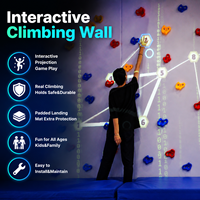Muro de Escalada Interactivo con Proyección para Niños, Personalizable, para Centros de Actividades y Parques Infantiles Deportivos