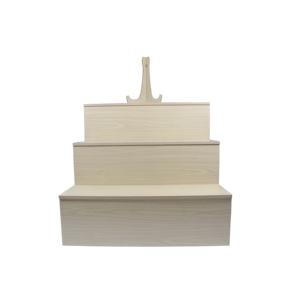 Altare in Legno di Paulownia a 3 Livelli per Cerimonie Funerarie Giapponesi e Sacrifizi Buddisti - Product Image 1