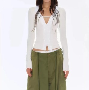 เดรสปาร์ตี้ทรงเข้ารูปแบบกระดุมคู่สีเข้มหรูหรา ไซส์ XS ท็อปผ้าลูกไม้พร้อมปกในแบบทอ  <span class=keywords><strong>ล</strong></span>ำลองสำหรับฤดูหนาว  <span class=keywords><strong>ล</strong></span>ายเรียบง่าย - Product Image 2